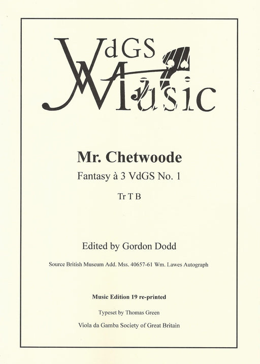 Chetwoode: Fantasy for 3 Viols