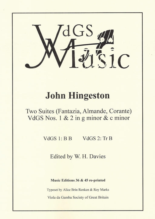 Hingeston: Two Suites for two Viols