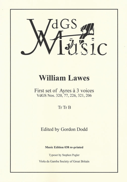 Lawes: First Set of Ayres à 3 Voices