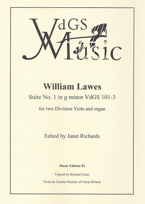 Lawes: Suite No. 1 in G Minor for 2 Division Viols and Organ