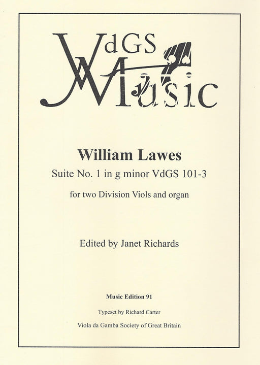 Lawes: Suite No. 1 in G Minor for 2 Division Viols and Organ