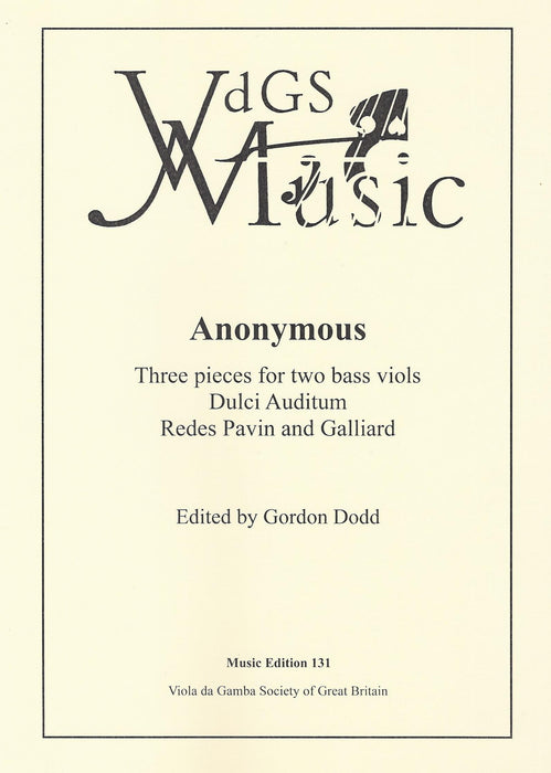 Anonymous: 3 Pieces for 2 Bass Viols