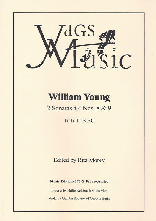 Young: 2 Sonatas for 4 Viols and Basso Continuo