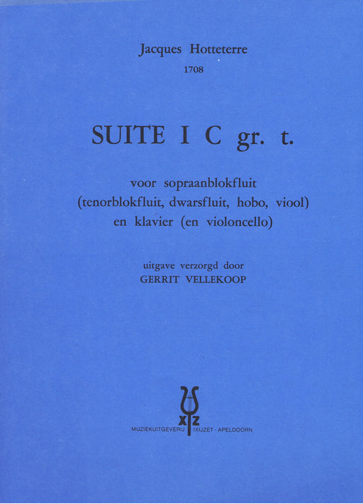 Hotteterre: Suite No. 1 in C Major for Descant Recorder and Basso Continuo