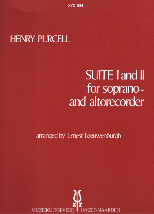 Purcell: Suites I and II for Descant and Treble Recorder