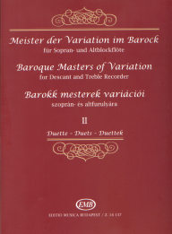 Various: Baroque Masters of Variation for Recorder - Vol. 2