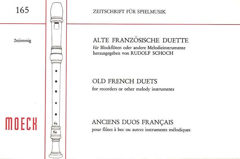 Various: Old French Duets for 2 Descant Recorders