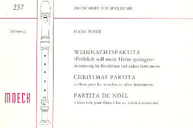 Poser: Christmas Partita for 3 Recorders