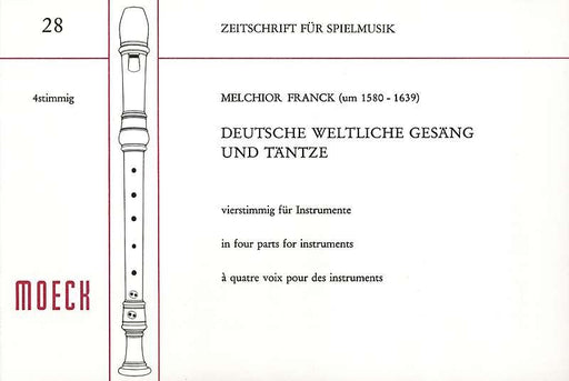 Franck: German Songs and Dances for 4 Recorders