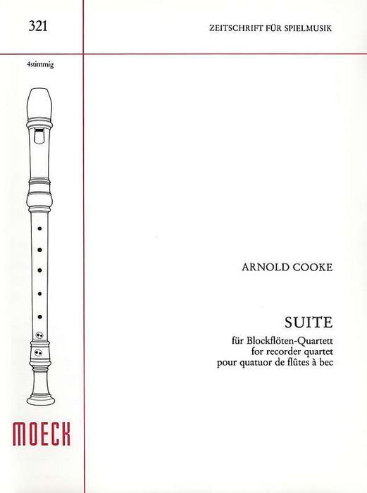 Cooke: Suite for Recorder Quartet