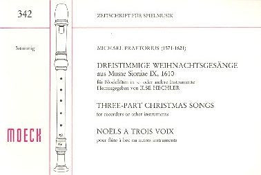 Praetorius: Three-Part Christmas Songs for Recorders