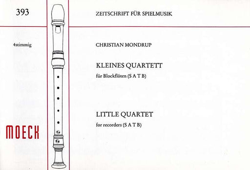 Mondrup: Little Quartet for Recorders