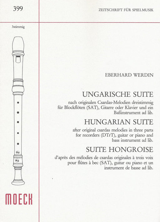 Werdin: Hungarian Suite for 3 Recorders