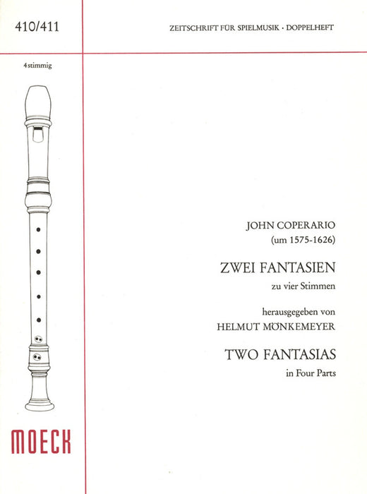 Coperario: 2 Fantasias in 4 Parts