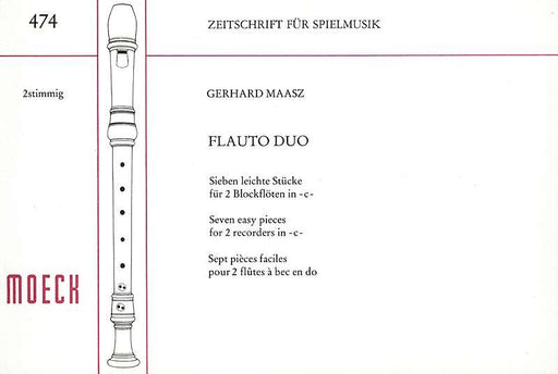 Maasz: Flauto Duo for 2 Descant Recorders