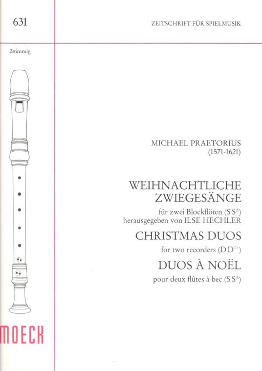 Praetorius: Christmas Duos for 2 Recorders