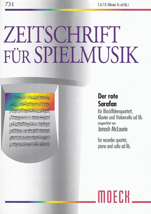 McLaurie (ed.): Der Rote Sarafan for Recorder Quartet