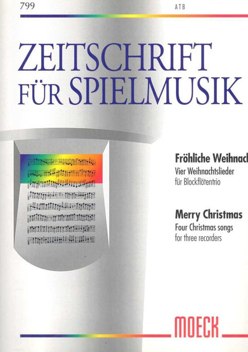 Various: Merry Christmas - 4 German Christmas Songs for 3 Recorders