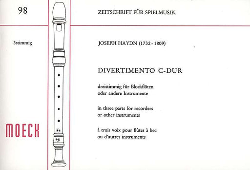 Haydn: Divertimento in C Major for 3 Recorders