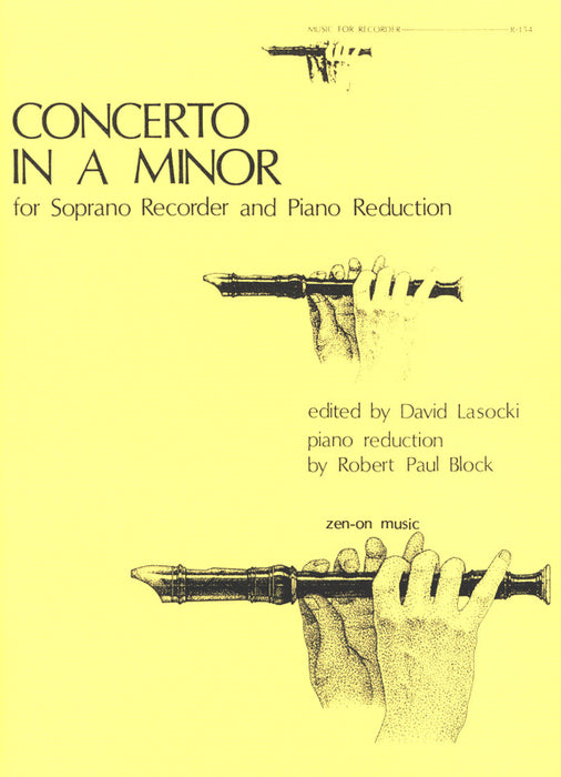 Dieupart: Concerto in a minor for Soprano Recorder and Keyboard