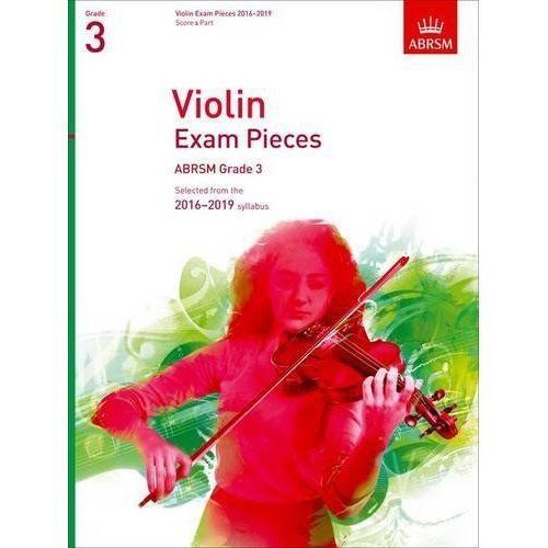 ABRSM Violin Grade 3 Exam Pieces 2016-2019 (Score & Part)