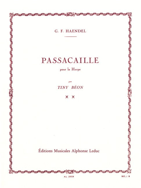 Handel: Passacaille for Harp