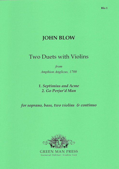 Blow: Two Duets with Violins