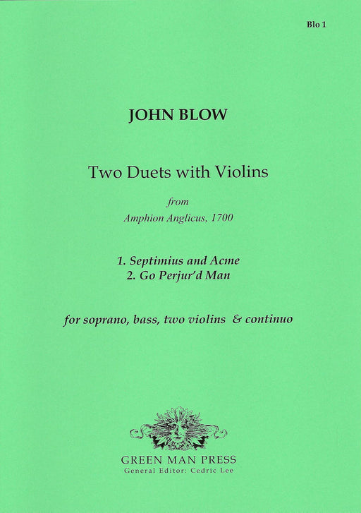 Blow: Two Duets with Violins