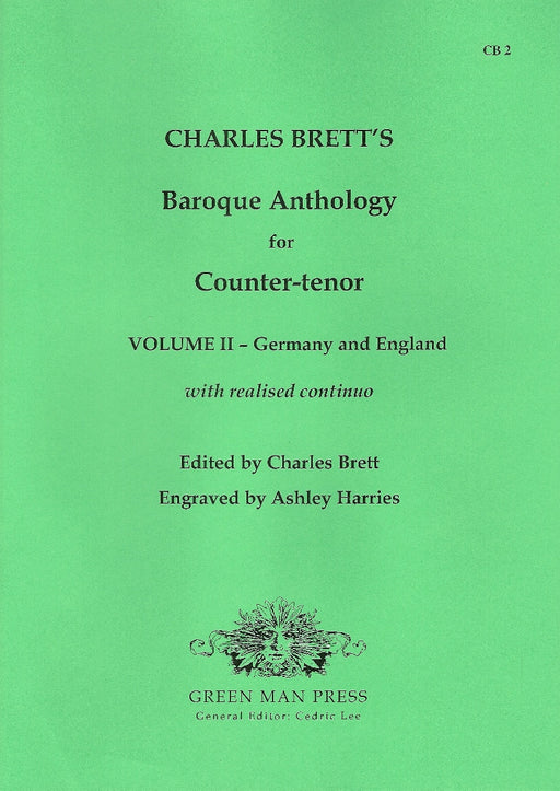 Brett (ed.): Charles Brett's Baroque Anthology for Counter-tenor, Vol. 2