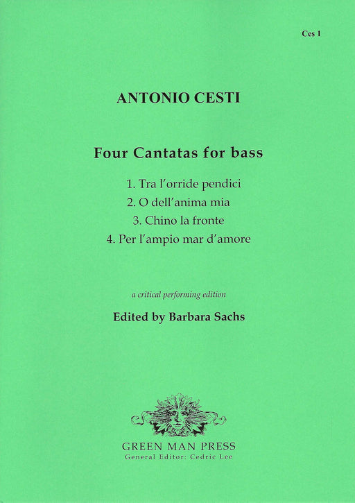 Cesti: Four Cantatas for Bass