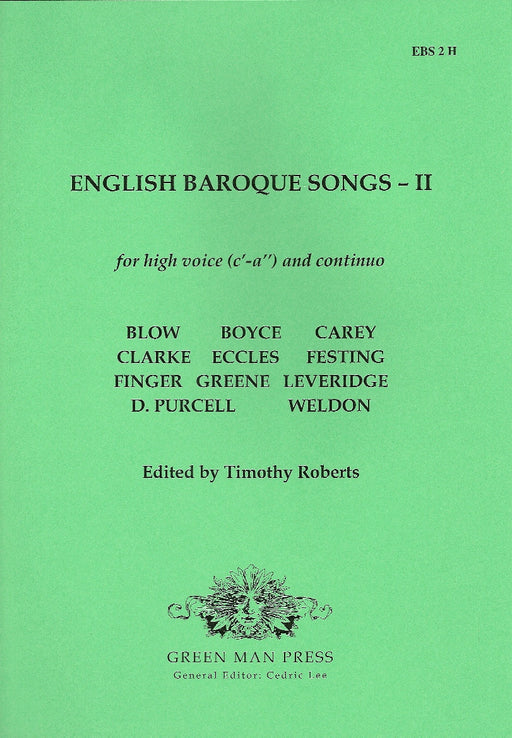 Various: English Baroque Songs for High Voice- Volume II