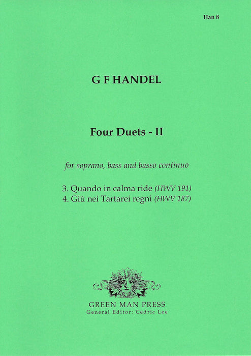 Handel: Four Duets - Volume II