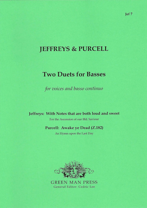 Jeffreys/ Purcell: Two Duets for Basses