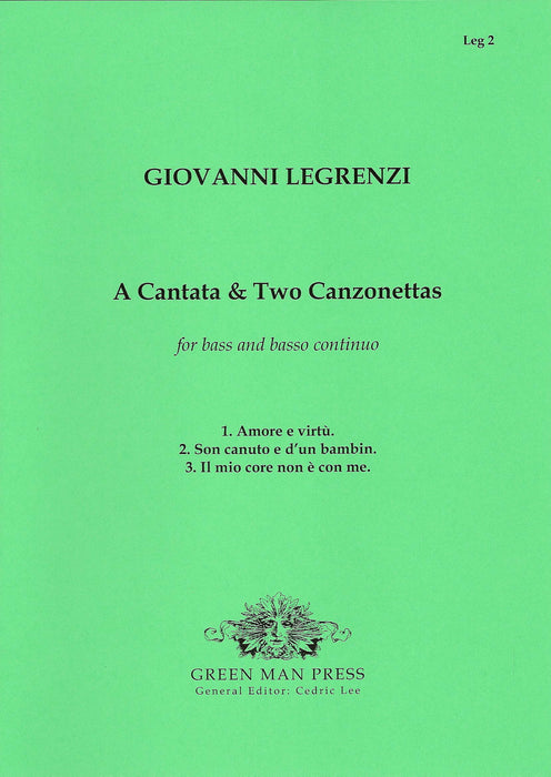 Legrenzi: A Cantata and 2 Canzonettas