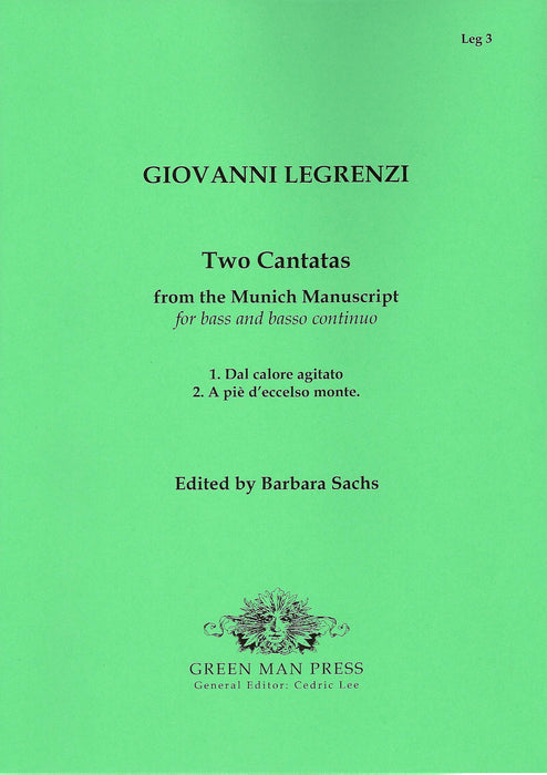 Legrenzi: Two Cantatas from the Munich MS