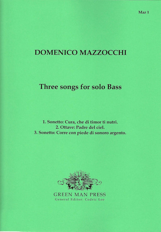 Mazzocchi: Three Songs for Solo Bass