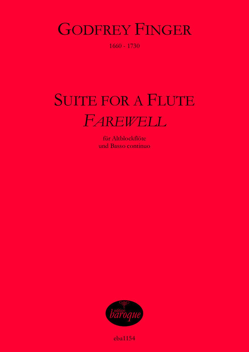 Finger: Suite for a Flute "Farewell" for Treble Recorder