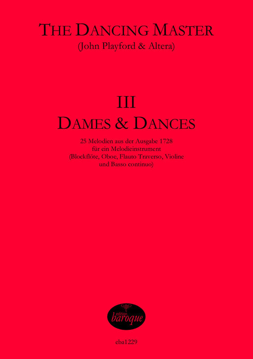 Playford: The Dancing Master Vol. 3 - Dames and Dances