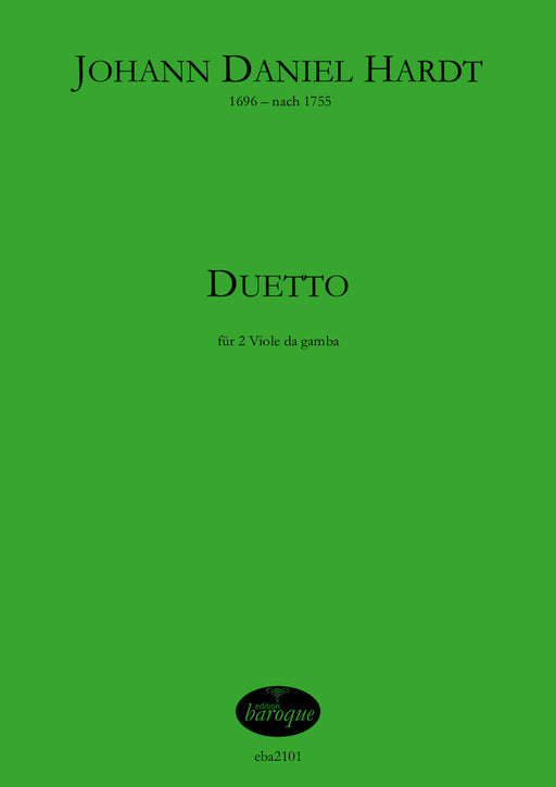 Hardt: Duetto for 2 Bass Viols