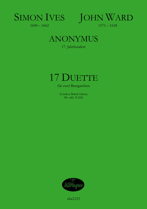 Various: 17 Duets for 2 Bass Viols