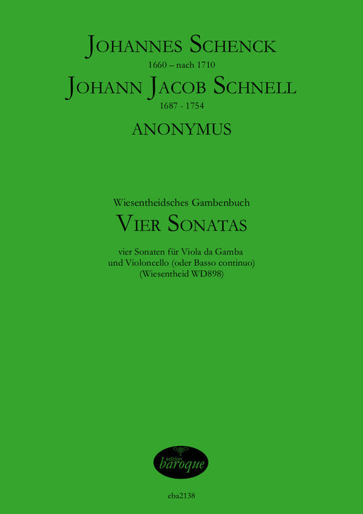 Various: 4 Sonatas from the Wiesentheid Viol Book