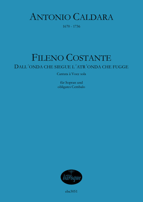 Caldara: Fileno Costante - Cantata for Soprano & Harpsichord Obbligato