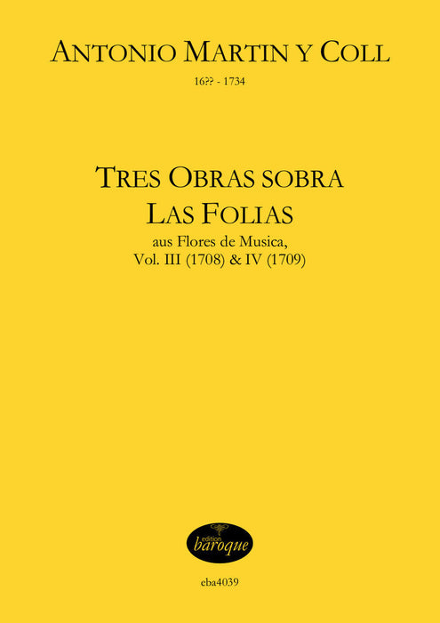 Martin Y Coll: Tres Obras sopra Las Follias