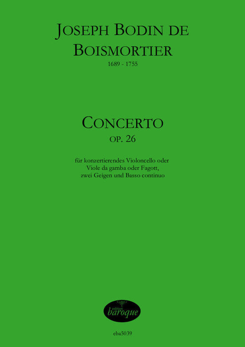 Boismortier: Concerto Op. 26