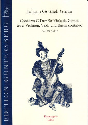 Graun: Concerto in C Major for Viola da Gamba, Strings and Basso Continuo