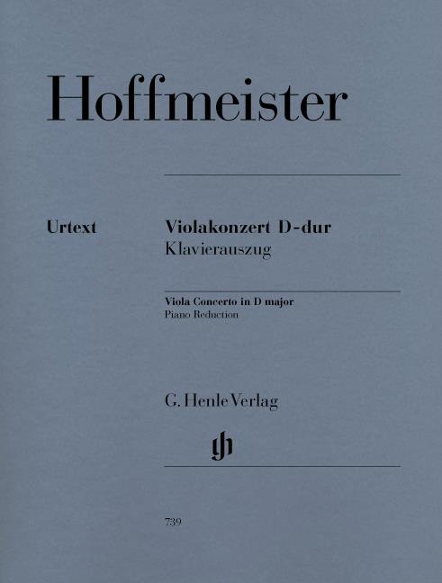 Hoffmeister: Concerto in D major: Viola