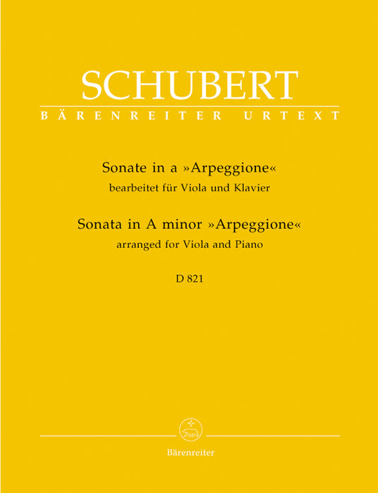 Schubert: Sonata in A minor: Viola