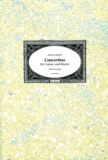 Heberle: Concertino for Csakan and Piano - Piano Reduction