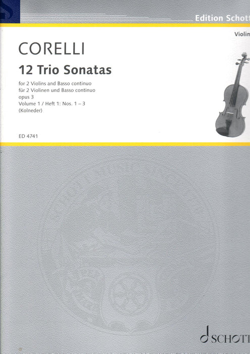 12 Trio Sonatas: Corelli, Vol.1