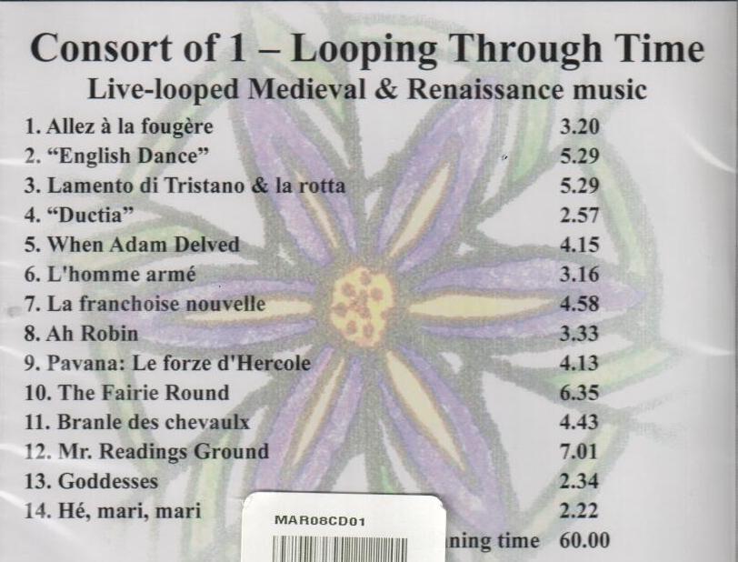 Lizzie Gutteridge: Consort of 1 • Looping Through Time (CD)
